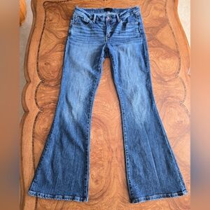 Buckle Black Flare Leg Jeans Womens Size 31x34